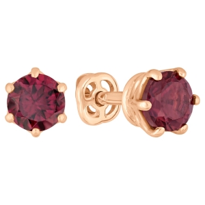 Женские Серьги Серебро Камень натуральный Турмалин