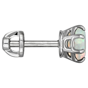 Женские Серьги Серебро Камень натуральный Опал