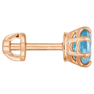 Женские Серьги Серебро Камень натуральный Топаз