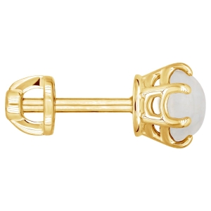 Женские Серьги Серебро Камень натуральный Лунный камень