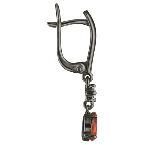 Женские Серьги Серебро Камень натуральный Цитрин