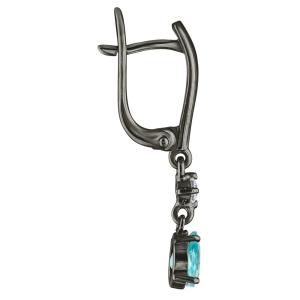 Женские Серьги Серебро Камень натуральный Апатит