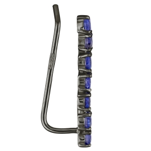 Женские Серьги Серебро Камень натуральный Сапфир