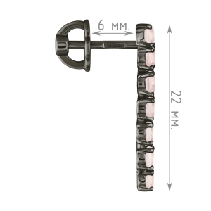 Женские Серьги Серебро Камень натуральный