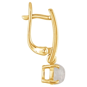 Женские Серьги Серебро Камень натуральный Лунный камень