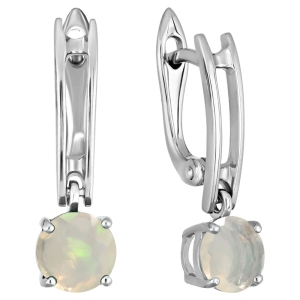 Женские Серьги Серебро Камень натуральный Опал