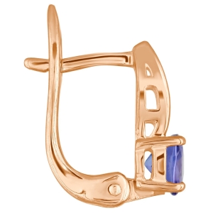 Женские Серьги Серебро Камень натуральный Танзанит