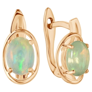 Женские Серьги Серебро Камень натуральный Опал