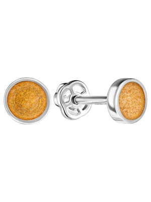 Женские Серьги Серебро Эмаль холодная