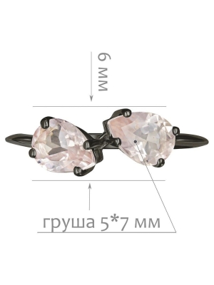 Женские Кольца Серебро Камень натуральный Кварц