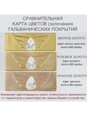 Женские Серьги Серебро Камень натуральный Раухтопаз