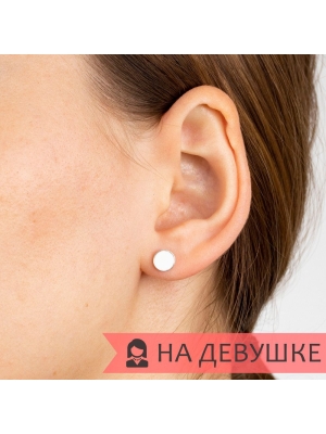 Женские Серьги Серебро Эмаль холодная