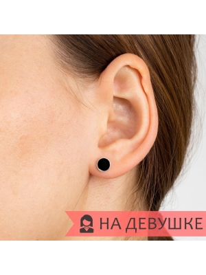 Женские Серьги Серебро Эмаль холодная