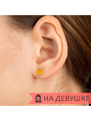 Женские Серьги Серебро Эмаль холодная