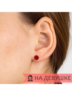 Женские Серьги Серебро Эмаль холодная
