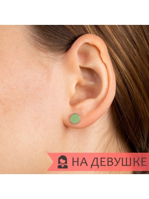 Женские Серьги Серебро Эмаль холодная
