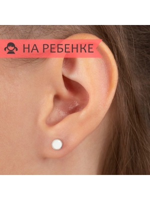 Женские Серьги Серебро Эмаль холодная