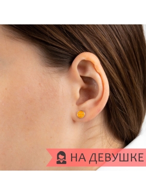 Женские Серьги Серебро Эмаль холодная
