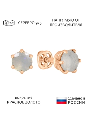 Женские Серьги Серебро Камень натуральный Опал